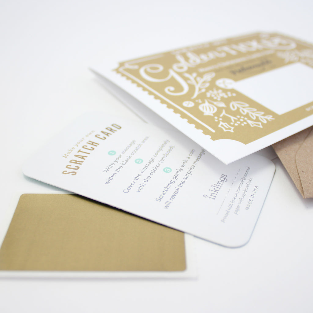 Scratch-off Card - Christmas Golden Ticket
