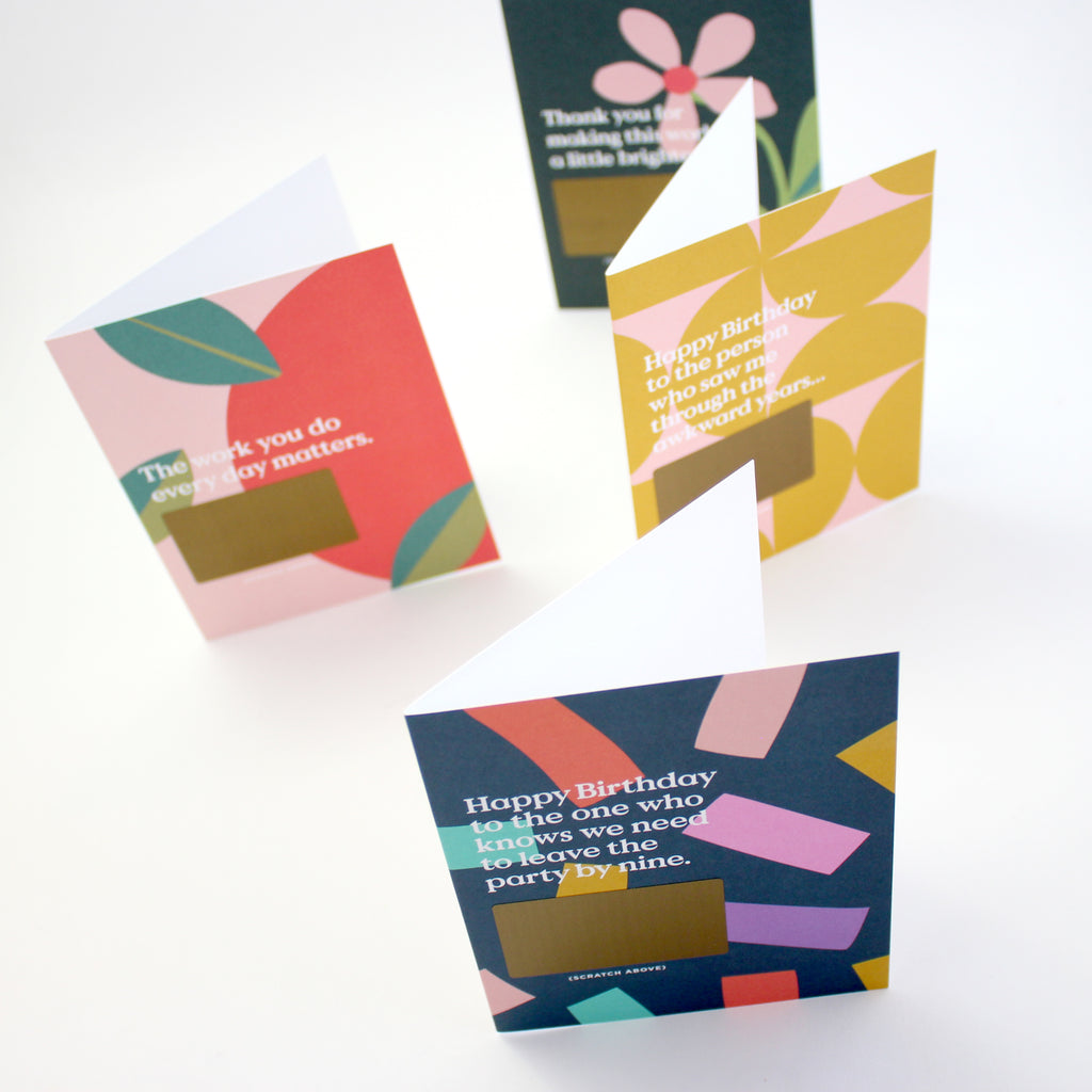 Scratch-off Card - A Little Brighter