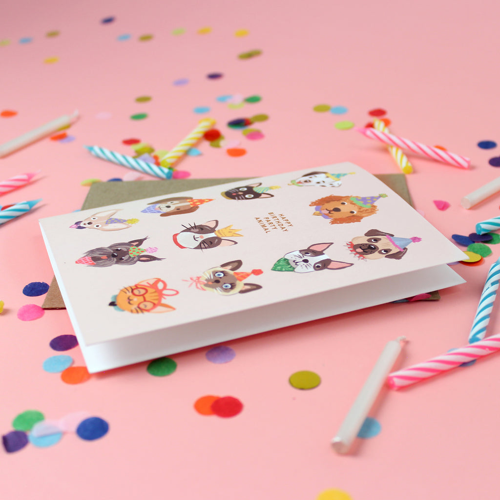 Party Animals Birthday Card