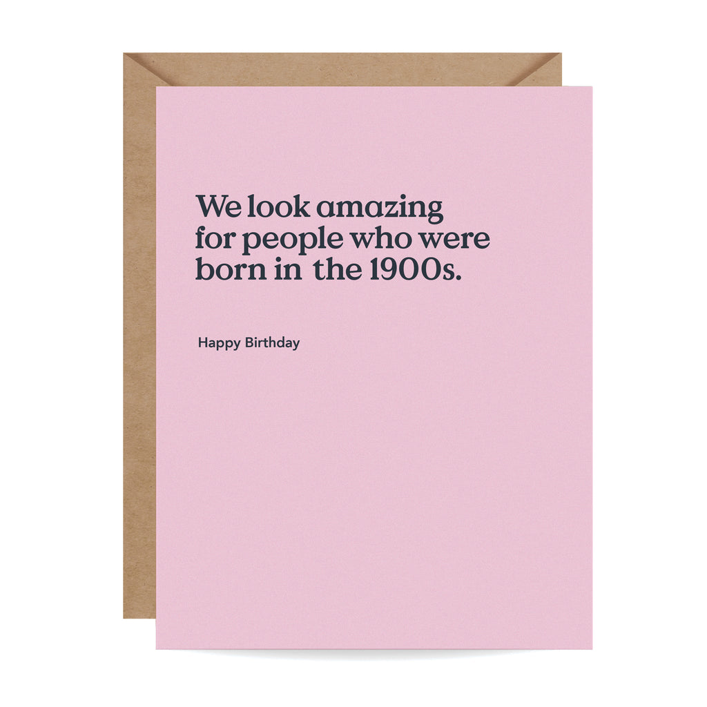 1900s Funny Birthday Card
