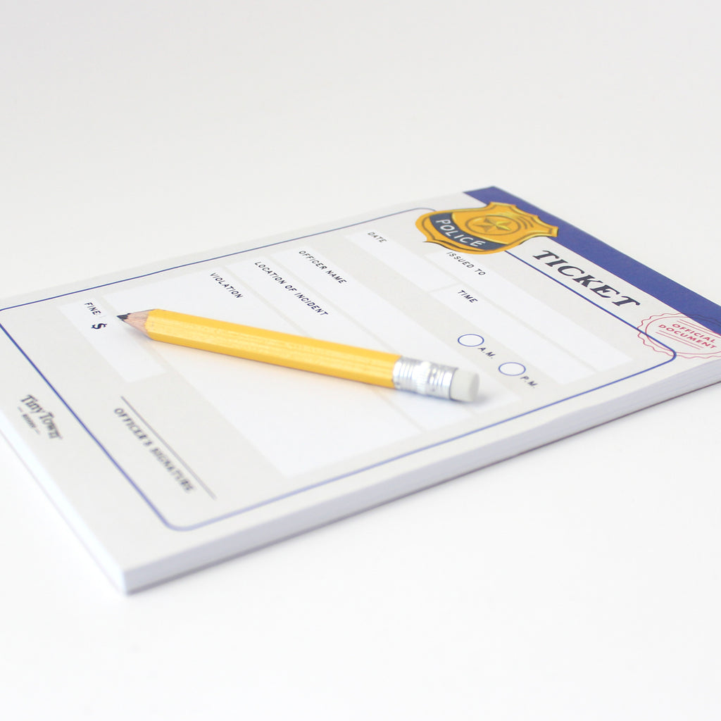 Inklings Tiny Town™ Play Notepad - Police Ticket