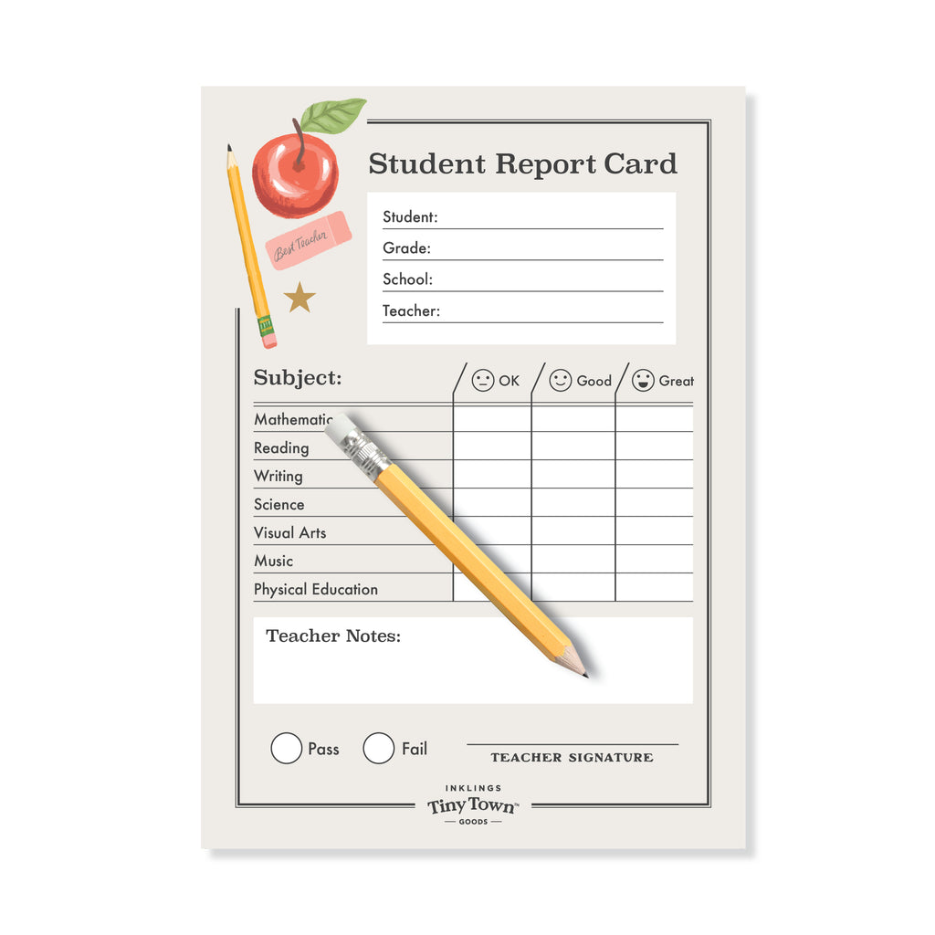 Inklings Tiny Town™ Play Notepad - Report Card