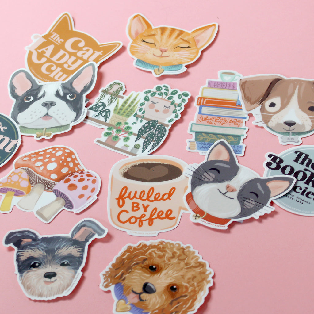 Vinyl Sticker - French Bulldog Face