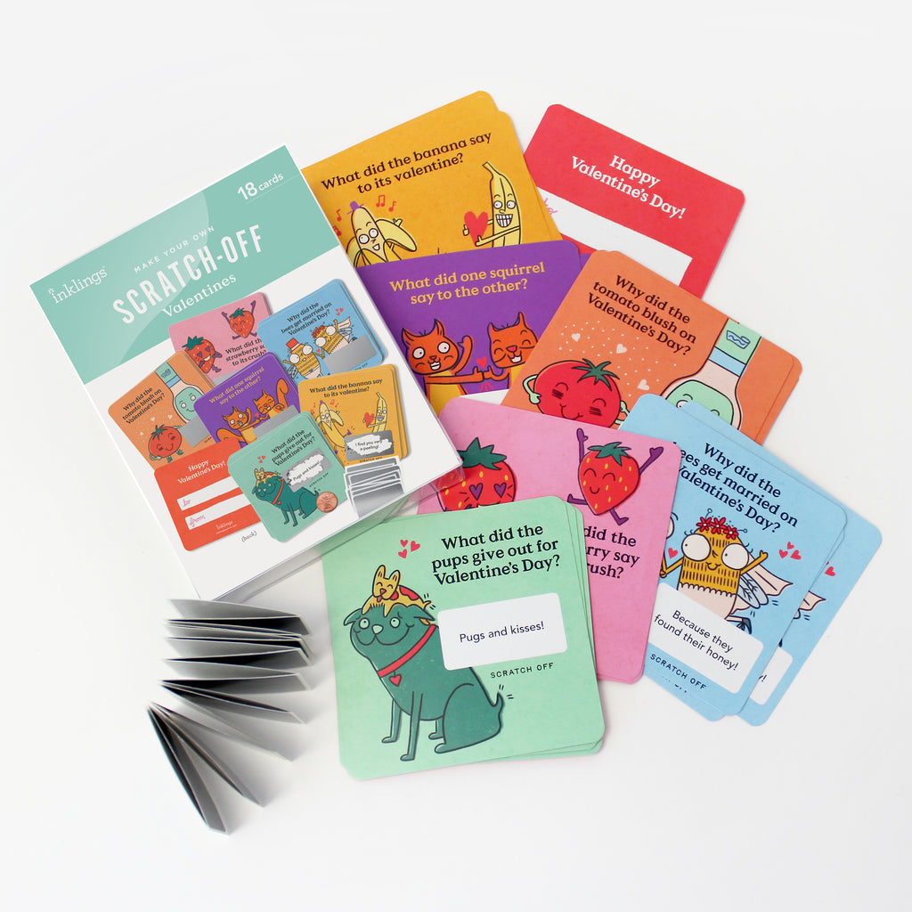 Scratch-off Valentine Cards - Jokes