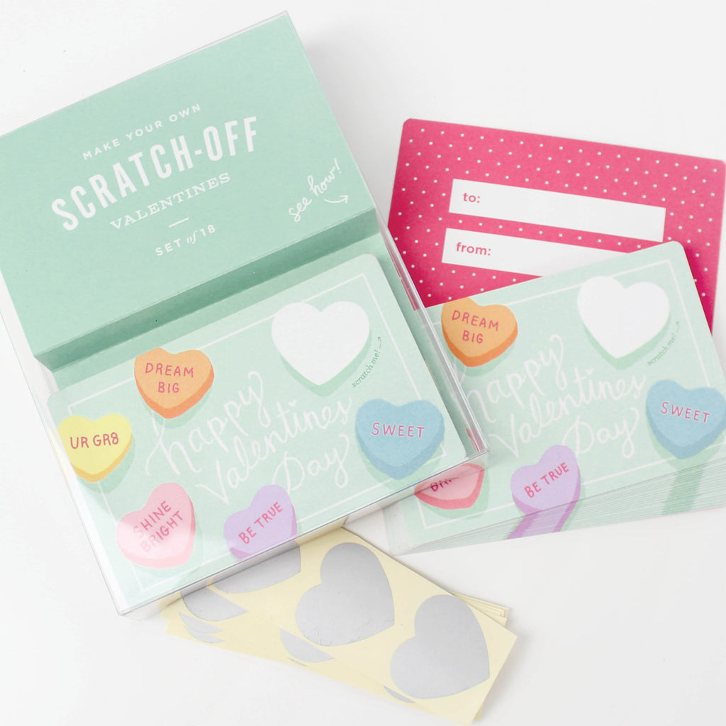 Scratch-off Sweetheart Valentines - Inklings Paperie